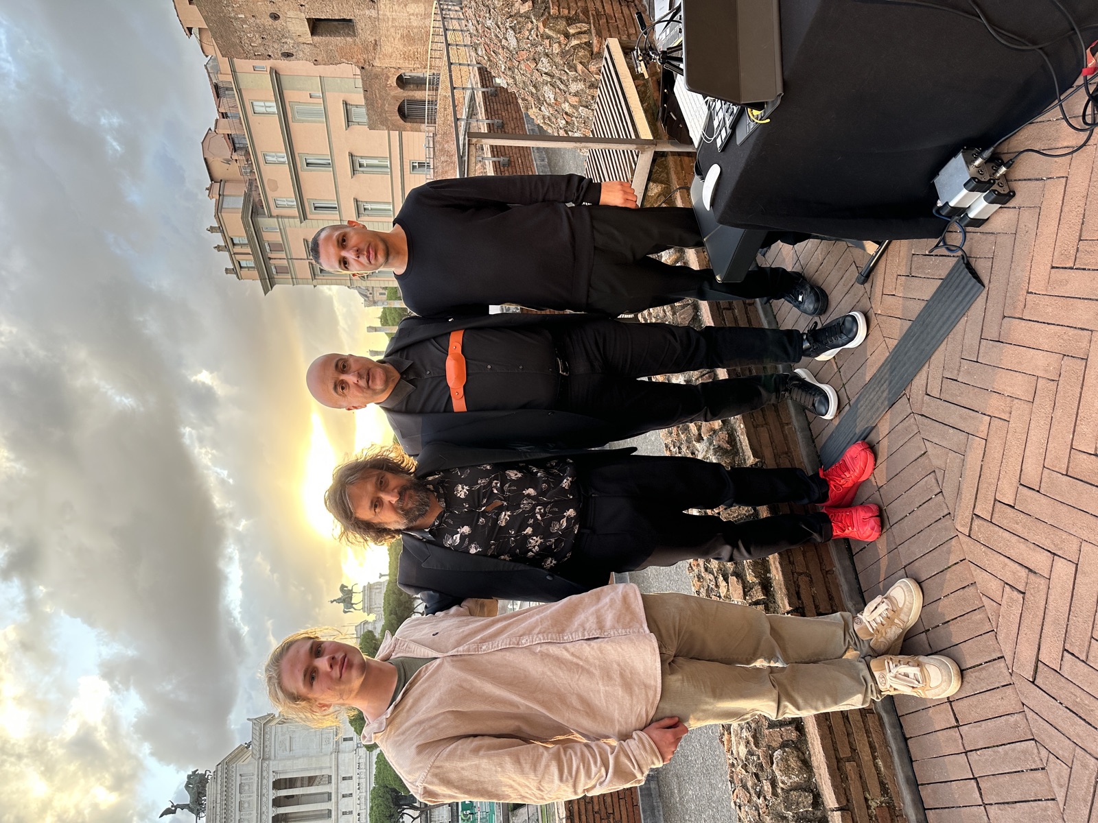 With Jacopo Baboni Schilingi and Christian Lavernier